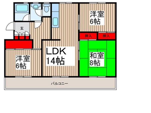 ＫＳマンションの物件間取画像